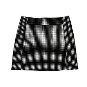 Ann Taylor LOFT skirt EUC size 14 black and white fully lined